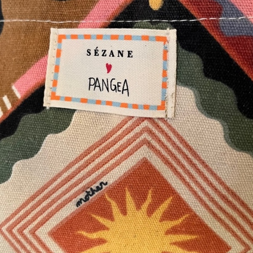 💫Sezane X Pangea Patterned Fabric Tote Bag - Picture 7 of 11
